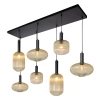 Loftowa lampa zwisowa Maloto 45386/07/62 Lucide molekuły szklane czarne