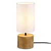 Naturalna lampka nocna Woody R50171930 RL Light tuba drewniana biała