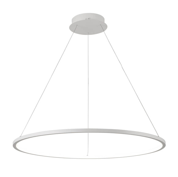Salonowa lampa zwisowa Vinola PND-56135B-060RPC-WH-3KS4K-TRDIMM Italux LED 38W 3000-4000K biała