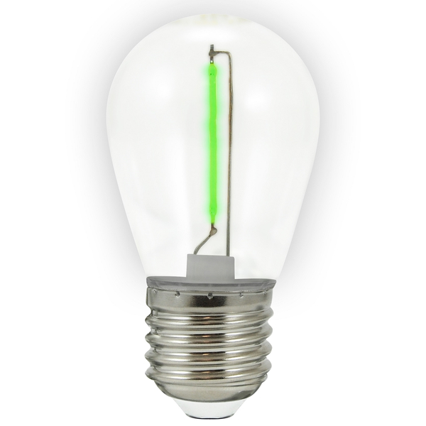 Ledowe żarówki dwupak Neon 32221 Polux 36V do girlandy zew. zielone