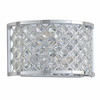 Ścienna lampa Hudson HUDSON-2WBCH Endon glamour chrom przezroczysta