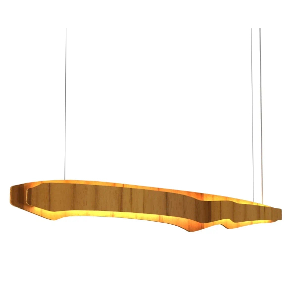 Wisząca lampa Horizon QN-HORIZON-LED-LP-140-TEAK LED 65W 3000K brązowy