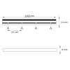 Elastyczna taśma LED 17W 314994 Polux 2 metry 400lm pasek