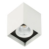 Spot LAMPA sufitowa ALDEN SLC78002/12W 3000K WH+BL Italux metalowa OPRAWA LED 12W downlight kostka cube biała czarna