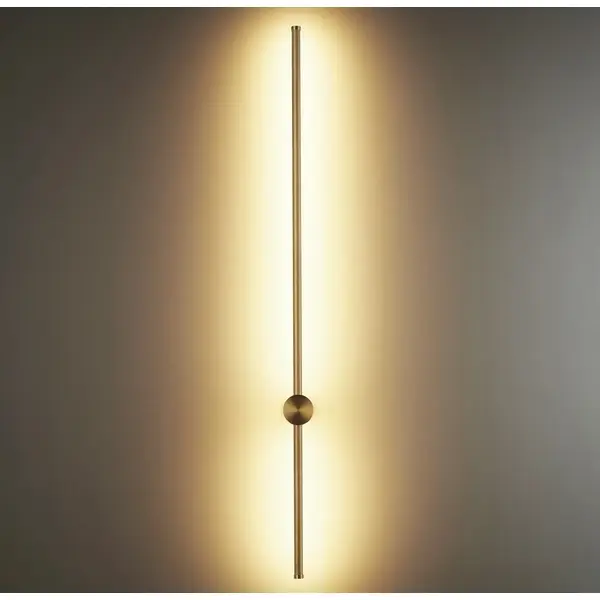 Kinkiet ścienny Sparo ST-10669W2 gold Step LED 8W 3000K stick złoty