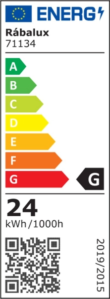 Plafon Lucas 71134 Rabalux LED 24W 4000K z czujnikiem ruchu IP44 biały