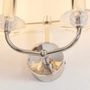 Lampa ścienna z abażurem hampton ecru nikiel Nixon OUTLET