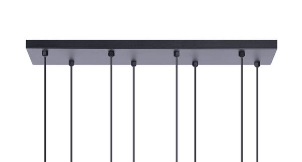 Wisząca lampa Falcon K-4933 kaskada nad łóżko czarna