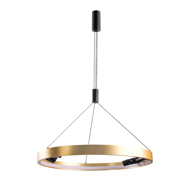 Wisząca lampa SERAFINO AZ5834 Azzardo LED 34W 3000K metalowa czarna złota