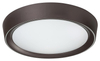 Plafoniera LAMPA sufitowa MOKKA 2987 Rabalux okrągła OPRAWA plafon LED 24W 3000K - 6000K z pilotem brązowy