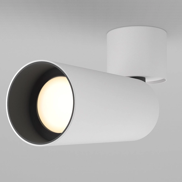 Lampa sufitowa tuba Focus C055CL-L12W3K-W-W LED 12W biała