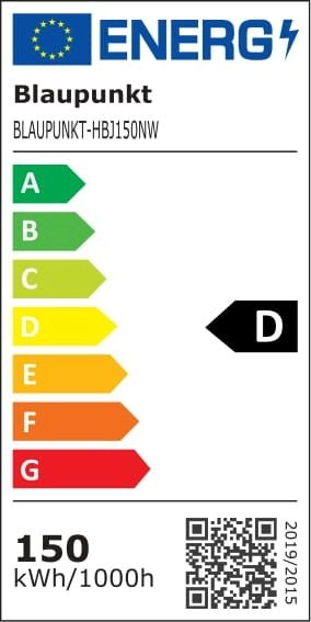 Ledowa lampa przemysłowa Blaupunkt HBJ150NW 200W czarna
