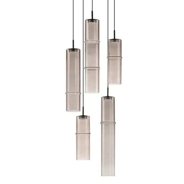 Szklane zwisy sufitowe SARTANO LE45164 LED 15W 3000K mokka