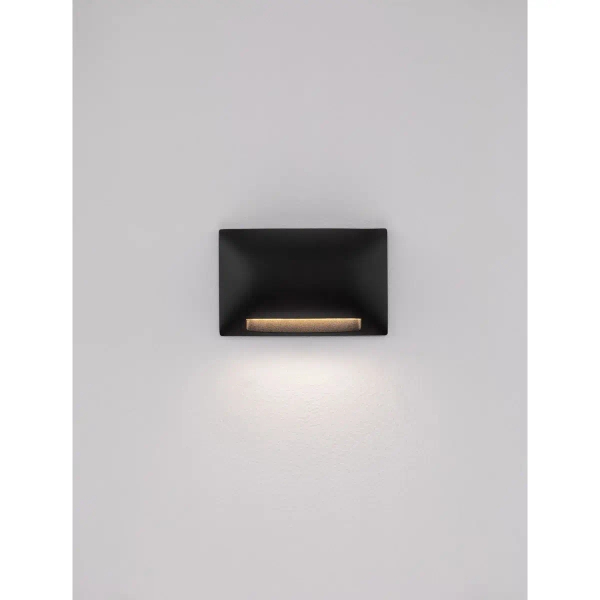 Kinkiet ścienny na taras PLASENA LE75299 LED 5W 3000K IP65 czarna
