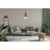 Okrągła lampa wisząca Lorenzo PND-59815-1-GR do jadalni szara biała