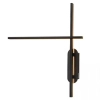 Minimalistyczna lampa naścienna 1945 LED 20W 3000K do biura czarny