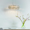 Kryształowa lampa wisząca Verina 76513 Endon LED 5W 3000K okrąg przezroczysty chrom