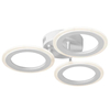 Nowoczesna lampa sufitowa W7106-3S WT plafon LED 54W ringi białe