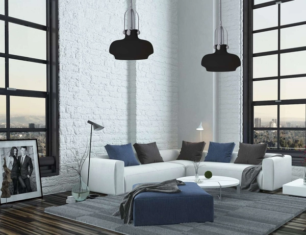 LAMPA wisząca FIANO LP-3763/1P CZARNY Light Prestige szklana OPRAWA industrialna ZWIS czarny