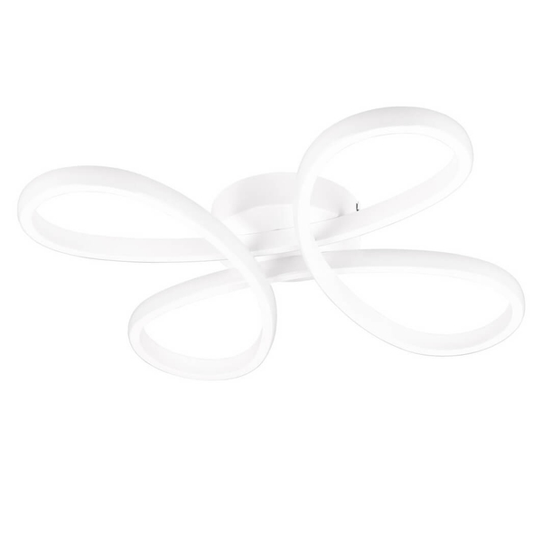 Ściemniany plafon salonowy Fly 645610131 LED 22W 3000K biały