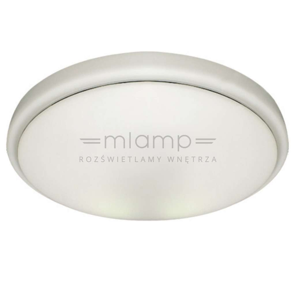 Plafon LAMPA sufitowa PEPE ML6066 Milagro metalowa OPRAWA okrągła LED 20W 4000K do łazienki IP44 biała