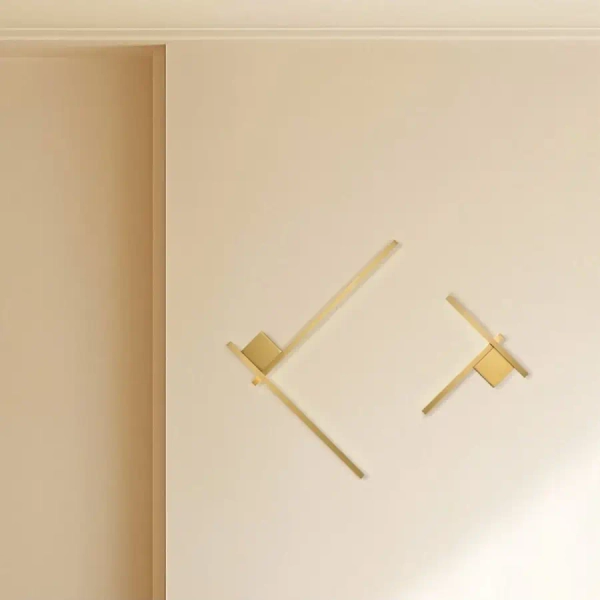 Nowoczesna ścienna lampa 23104 LED 13W 3000K metalowy złoty