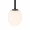 Sufitowa lampa łazienkowa Ice Egg 8124 IP44 jajo metalowa biały czarny
