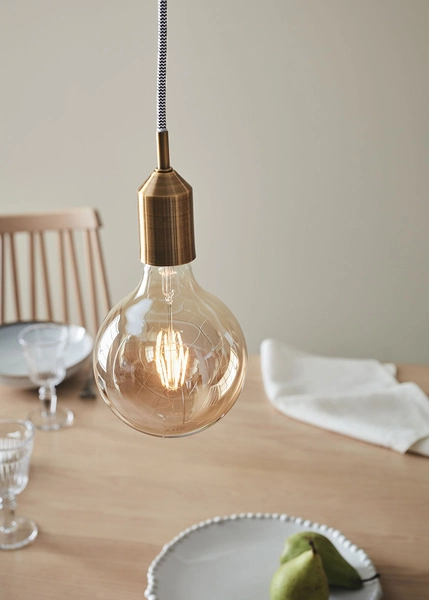 Wisząca lampa BRONX 108098 Markslojd loftowa oprawka metalowa mosiądz