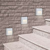 Zewnętrzna LAMPA schodowa TRENTO 8893 Rabalux zewnętrzna OPRAWA kwadratowa LED 3W 4000K IP65 biała
