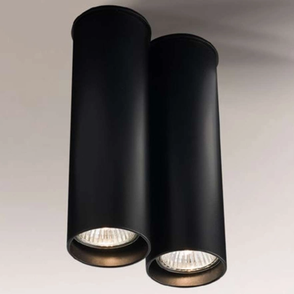 Plafon LAMPA sufitowa ARIDA 1113 Shilo natynkowa OPRAWA tuby czarne