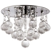 LAMPA sufitowa VEN P-E 1437/3-25 kryształowa OPRAWA glamour plafon crystal przezroczysta