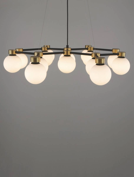 Wisząca lampa molekułowa CAMINOS LE44544 złoty czarny biały