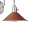 Salonowy kinkiet Hadano HAD0761-08 Dar Lighting antyczny chrom brązowy