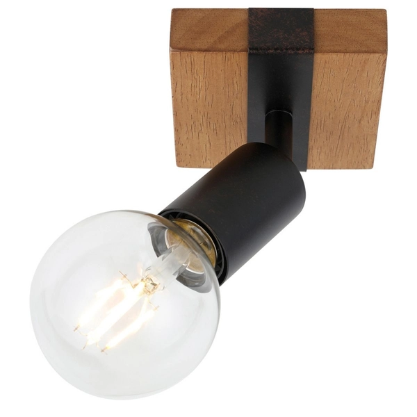 Industrialny reflektor sufitowy Molini SPL-2079-1 Italux do salonu czarny