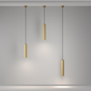 Salonowa lampa wisząca Artisan P082PL-GU10-MG Maytoni tubka złoty
