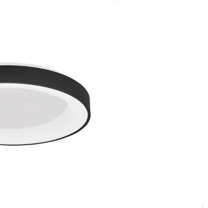 Plafoniera LAMPA sufitowa TOME SMART LE41510 Luces Exclusivas okrąga OPRAWA plafon LED 50W 3000K - 4000K metalowy czarny