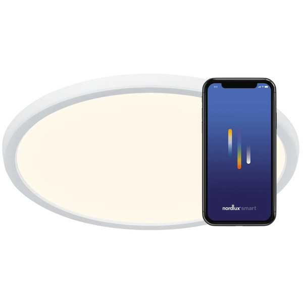 Plafon LED Oja 2015136101 Nordlux 20W 2700-6000K sterowany aplikacją biały