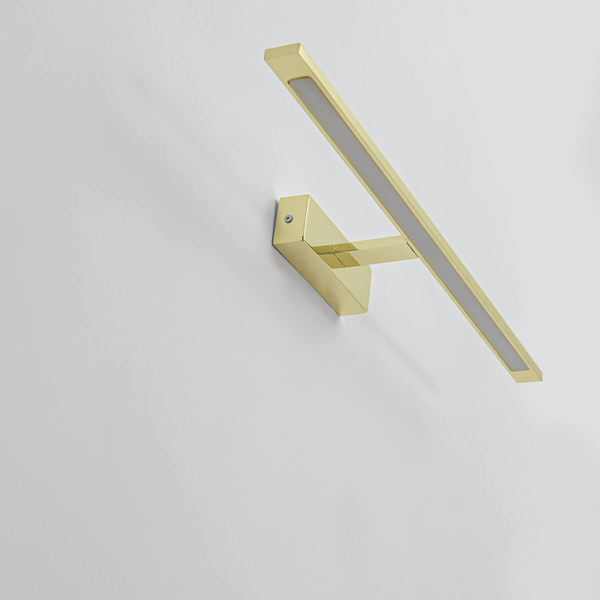 Łazienkowa LAMPA ścienna ISLA GS-LWB-20W GOLD Light Prestige OPRAWA kinkiet LED 20W 4000K galeryjka nad lustro IP44 złota