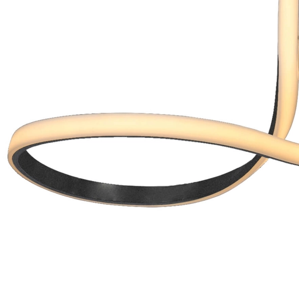 Modernistyczna Lampa przysufitowa Viso MX9932-1-3BD LED 3000K 26W czarny