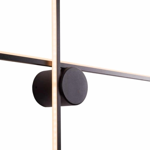 Kinkiet Arne W0370 Maxlight LED 15W 3000K IP44 industrialny metalowy czarny