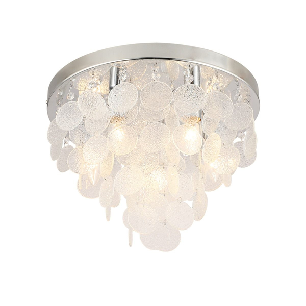 Dekoracyjny plafon Pardo 18365L srebrna lampa sufitowa do sypialni