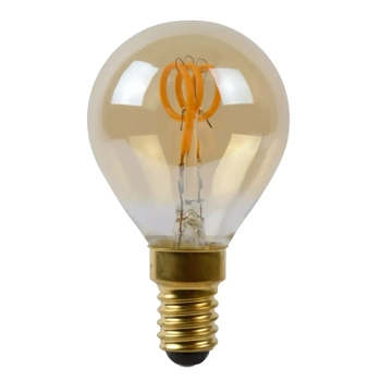 Żarówka bańka LED 49046/03/62 Lucide E14 3W 2200K 120lm bursztynowa