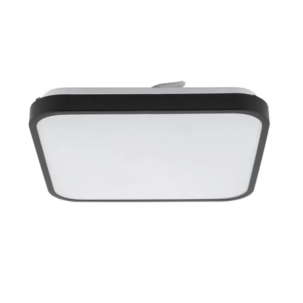 Kwadratowy plafon do kuchni AGNES SQUARE 10983 LED 16W 3000K IP44 czarny