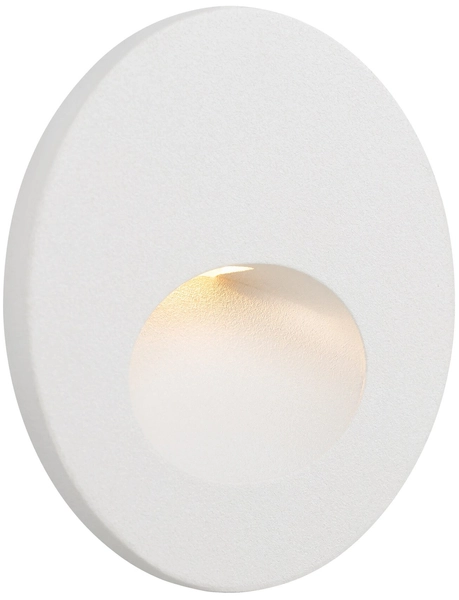Lampa schodowa zewnętrzna LED 3W 3000K IP54 białe okrągłe Bil OUTLET