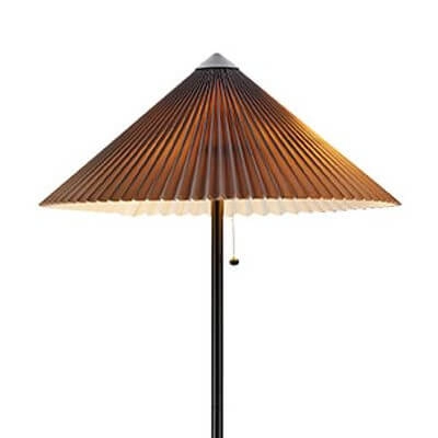 Podłogowa lampa Plisado 108761 Markslojd metal tkanina czarny szary