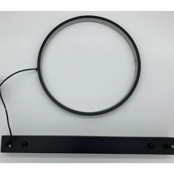 Wisząca lampa belka Orion MP0084-L90 Step LED 8W 3000K bańki szklane czarna