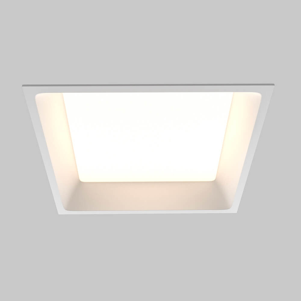 Lampa kwadratowa sufitowa Okno DL056-24W3-4-6K-W LED 24W IP44 biała