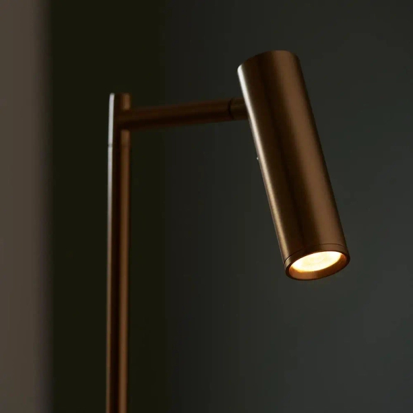Stojąca lampa tubka Dedicated Reader 99774 LED 4W 3000K mosiądz
