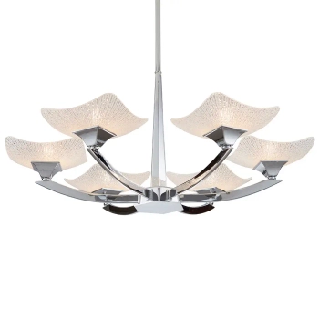 Żyrandol do salonu Ayres AYRES-4CH metalowy glamour chrom