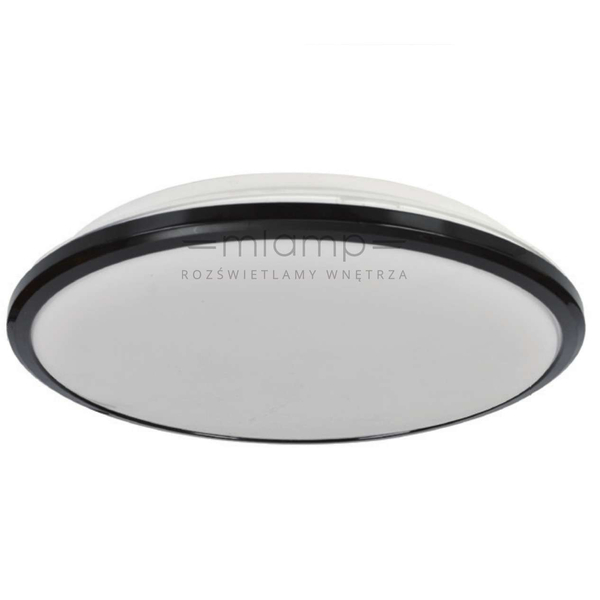 Plafon LAMPA sufitowa TERMA ML6402 Milagro metalowa OPRAWA okrągła LED 18W 4000K do łazienki IP44 czarna